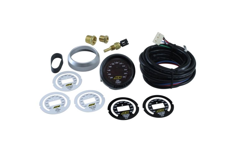 (image for) Digital Oil/Transmission/Water Temperature Gauge. 100~300F
