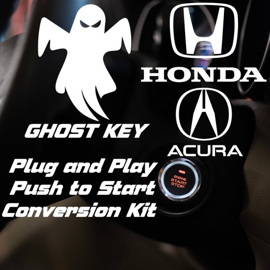 (image for) Ghost Key - Plug and Play Push to Start Conversion Kit for Honda & Acura - 98-02 Accord