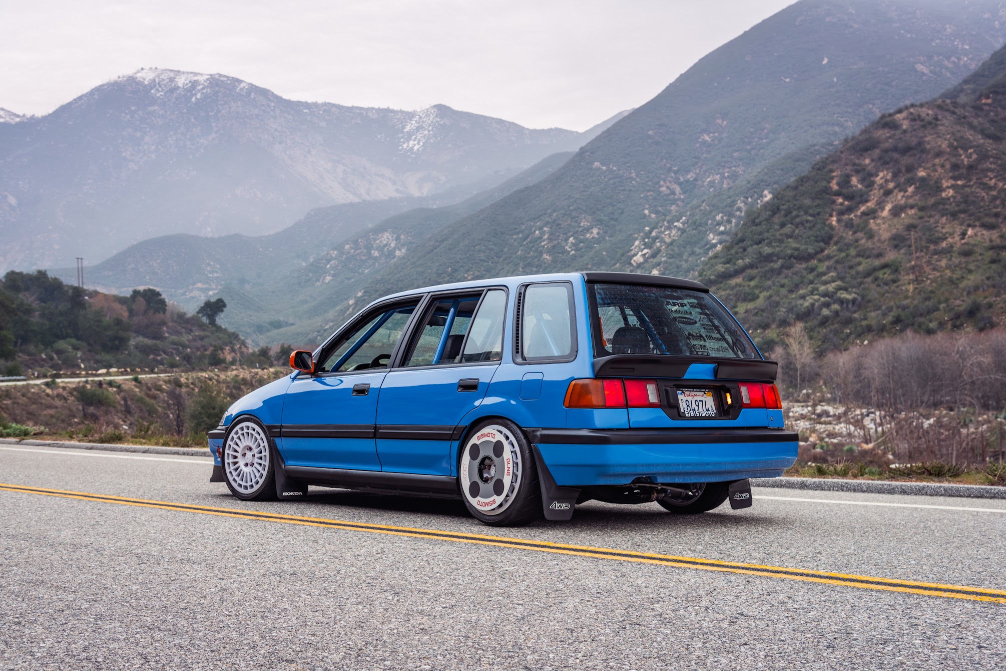 Rear glass and sponsors